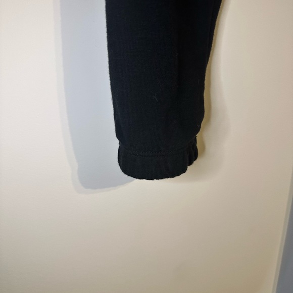 Garage Quarter Zip Black Crop Sweater - Picture 3 of 5